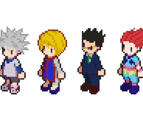 ちまっと可愛いレトロゲーム風ドット絵を描きます あなたのオリキャラを、愛されドット絵に。 イメージ1