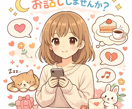 寂しい時に優しく寄り添いお話聞きます ひとりで抱えがちな方へ安心できる居場所に… イメージ1