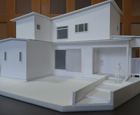 計画建物のスタディ模型（白模型）を製作しています 建設会社様・不動産会社様の建物造りのお手伝いをさせて頂きます イメージ1