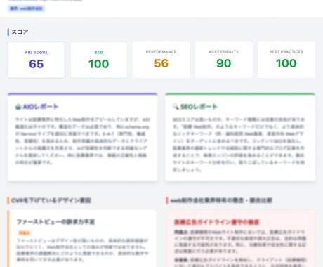 AIO & SEO診断！web改善点を洗い出します 忖度なし！現役マーケターが「集客できない原因」をレポート イメージ1
