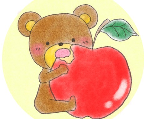 絵本風タッチのアイコン描きます 柔らかい雰囲気が好きな方！SNSアイコンにいかがですか？ イメージ2