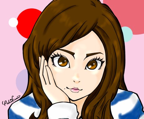 手描きでカッコよく☆可愛く♡お描きいたします SNSのアイコンやプレゼント等のご注文も承ります！ イメージ1