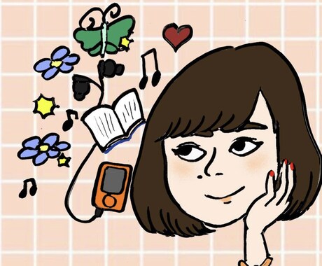 ポップなアイコン描きます SNS用のアイコン等にご利用ください イメージ2