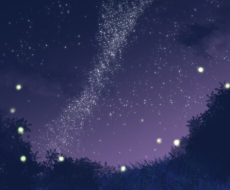 空メインで背景イラスト描きます 好きな色と雰囲気を伝えてオリジナル背景！ イメージ1