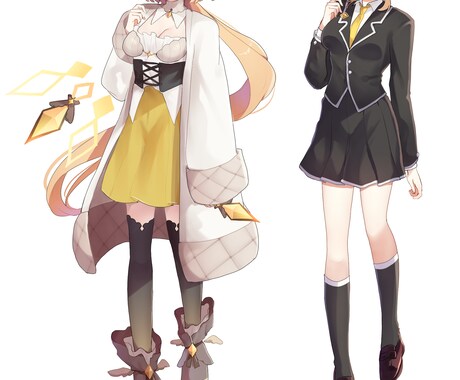 可愛い立ち絵描きます キービジュアルにも！？あなたの立ち絵作成します！ イメージ1