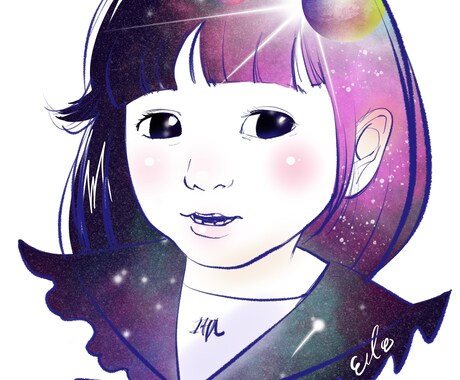 宇宙似顔絵描きます (^-^)特別なプレゼントを贈りたいあなたへ イメージ1