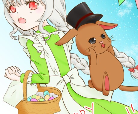 少女漫画なSNSアイコン描きます 追加料金一切無し！納得するまで描きます！ イメージ2