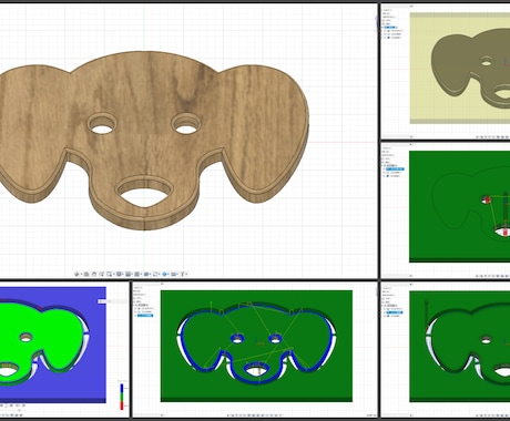 CNC加工に必要なNCプログラム作成致します NCプログラムの作成のみ必要な方 イメージ2