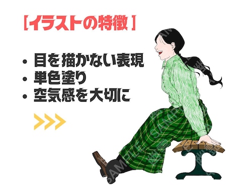 シンプルで雰囲気のある！似顔絵を制作いたします 【日常の一コマを切り抜いたような似顔絵】 イメージ2