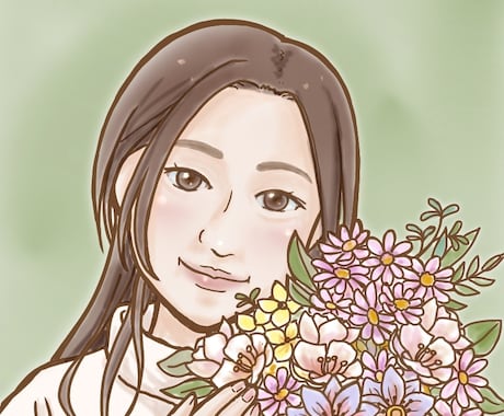 雰囲気を捉えた可愛い似顔絵アイコン作成します お写真を元に貴方のオリジナルアイコンを作成します。 イメージ2