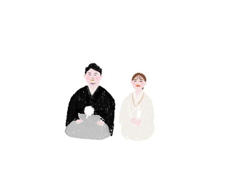 SNSのアイコン作成します シンプルなクレヨン画で暖かい風合いの似顔絵 イメージ2