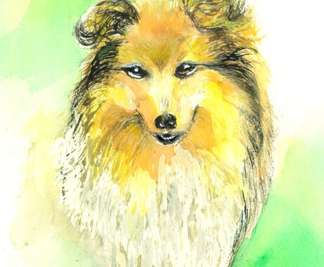 あなたの可愛いわんちゃんを、絵画に仕上げます ペットの似顔絵・肖像画オーダー『まなペットアート』横浜・東京 イメージ2