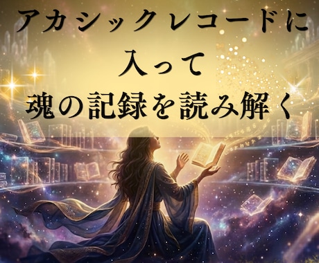 アカシックレコードで魂の記録を読み解く方法教えます 人生の使命や今世のテーマをいつでも自分で紐解けるようになる！ イメージ1