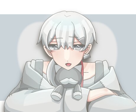 商用利用可！儚げふわっと一枚絵描きます SNSアイコン、グッズ化、動画利用などにいかがでしょう？ イメージ2