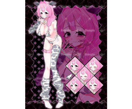 立ち絵を制作いたします 見栄えするイラストを制作させていただきます イメージ2