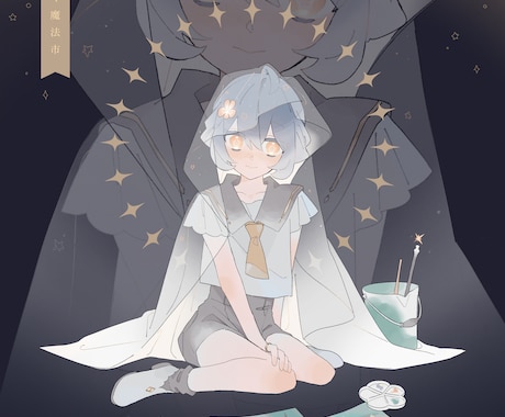 キャラクターの立ち絵を描きます ご希望に沿って作成します/キャラデザも承ります イメージ1