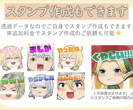 差分set価格ゆっくり風イラストかきます 配信者様におすすめ！使いやすい表情の格安表情差分セットです。 イメージ2