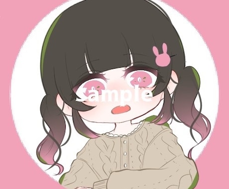バストアップ限定のアイコンかきます とりあえずのアイコンが欲しい方！ イメージ1