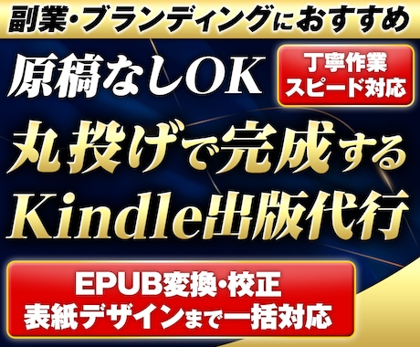 0からKindle・電子書籍の作成・出版代行します 初心者⚪︎原稿＆目次作成・体裁整形・EPUB化・表紙デザイン イメージ1