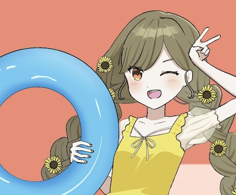 イラスト全般描きます 可愛い女の子キャラお任せください！ イメージ1