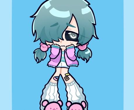 デフォルメ✰︎ちび✰︎SDキャラ描きます カートゥーン風のまるっと可愛いイラストはいかがでしょうか‎！ イメージ2