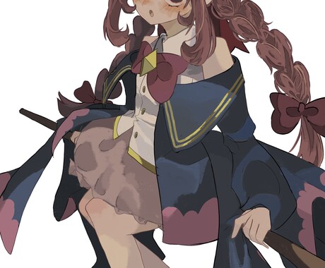 女の子イラスト描きます アイコンやキャラクターの立ち絵、一枚絵の制作をいたします イメージ2