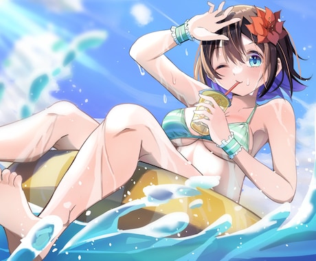 商用利用可、多用途なイラストを描きます 誠心誠意描きます！ミニ化したキャラも可能です。 イメージ2