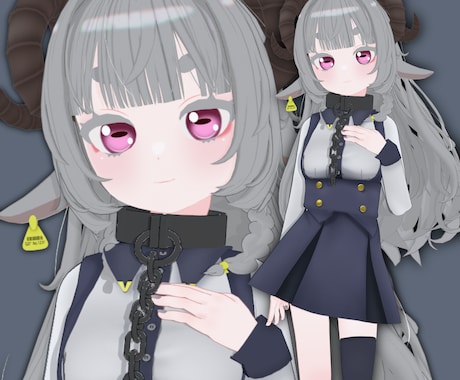 フルスクラッチ3Dモデルの制作いたします バーチャルYouTuber活動でのご利用に イメージ2