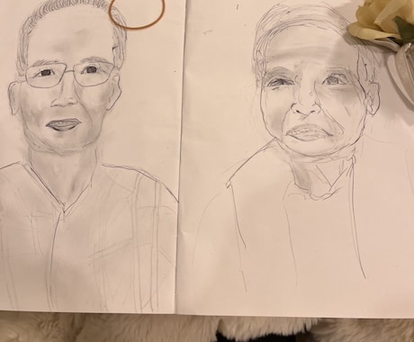 デッサン風の似顔絵かきます イメージ1
