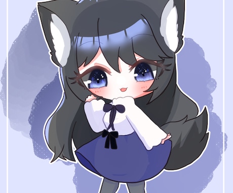 ちまっと可愛いイラスト描きます イリアムのミニキャラや、ユーチューブのサムネにどうぞ！ イメージ2