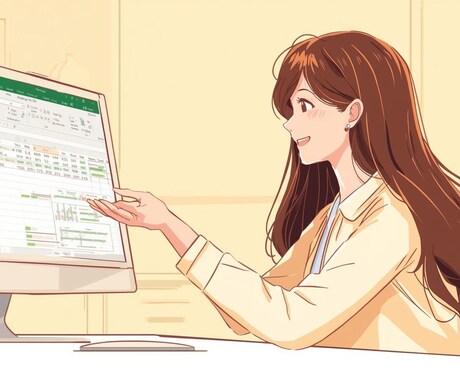 初心者向けのエクセルを個別レッスンいたします 文字の入力から生成AI活用まで、初心者向けになります。 イメージ1