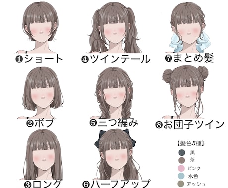 商用利用◎選ぶだけ！SNSアイコンを作ります 最小限のやりとりで完成するあなただけのアイコンꕤ イメージ2