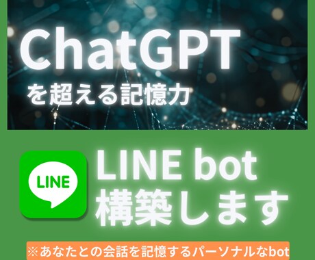 あなたとの会話を記憶するパーソナルAIを開発します 自分の会話を覚えて成長するパートナーのようなAIボット イメージ1
