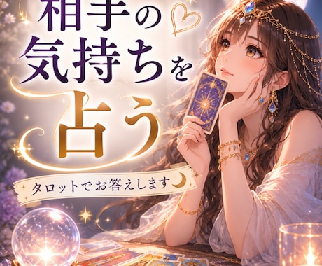 相手の気持ちを深く読み解きます 彼は今、何を考えてる？あなたへの本音をタロットで読み解きます イメージ1