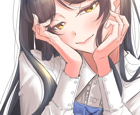 綺麗でかわいいイラストを制作致します バストアップ、立ち絵、一枚絵に対応 イメージ1