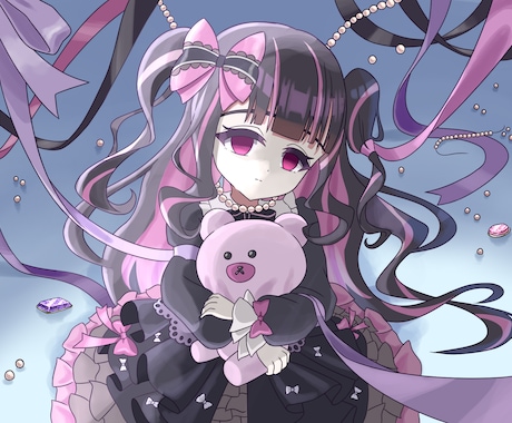 可愛い女の子のイラスト描きます SNS、動画のサムネイル、鑑賞用などにどうぞ！ イメージ1