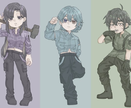 アイコン用のミニキャラ描きます アイコンを今よりもっとかわいく魅せたい方へ イメージ2