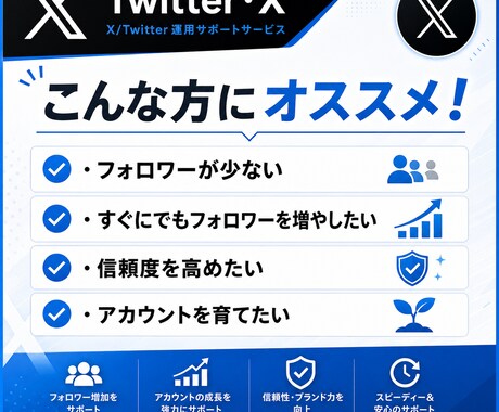 X・旧Twitterの外国人フォロワーを増加します 低価格でXフォロワー1000増加！ イメージ2