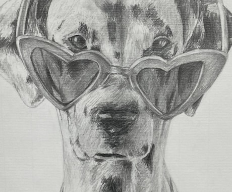 愛猫・愛犬の似顔絵をリアルタッチで描きます 写真から、毛並みと瞳の表情まで丁寧に描き起こします イメージ2