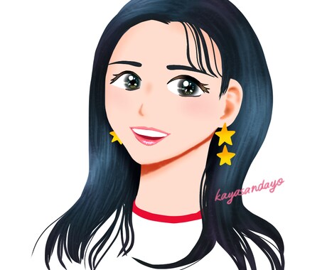 リアルだけどかわいい♡漫画風な似顔絵描きます 大切な記念日、プレゼント、思い出に！ イメージ1