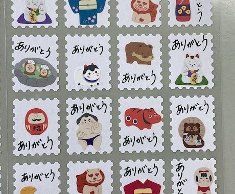 サンキューシール、ありがとうシール作ります 感謝の気持ちを伝える温かみの手書きのシール！ イメージ2