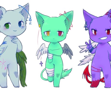 ケモノ系、人外キャラクターのアイコン描きます あなたのオリジナルキャラクターを描かせてください。 イメージ2