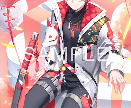イメージを武器に！高品質なイラスト制作します 配信イラスト、立ち絵、キャラデザまで幅広くおまかせください！ イメージ2