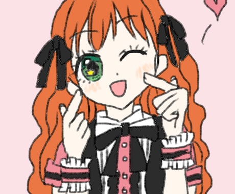SNSなどで使えるアイコン、ヘッダー描きます オリジナルの可愛い女の子描きます イメージ2