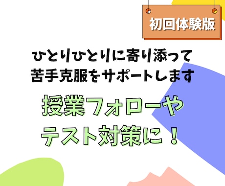 すっきり解決！数学の苦手克服をサポートします 国立医学部卒の講師による丁寧な指導です【初回体験版】 イメージ2