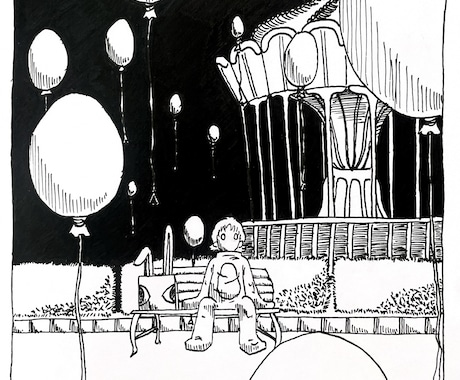 メルヘンな風景と人を描きます あなたの想像を一枚の絵にしてみませんか？ イメージ1