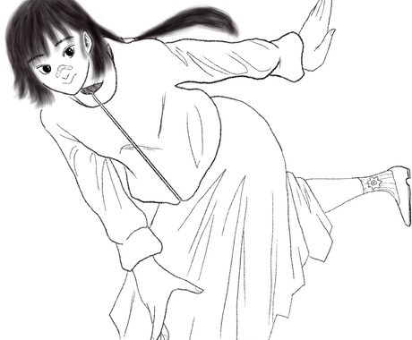 女子のイラスト描きます イメージ1