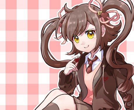 商用OK！キャラクターイラスト作成します 元気でカラフル可愛い絵を提供します！ イメージ2