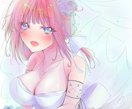 ユーザー様のご希望に沿ったイラストを作成します 瞳がぱっちりした可愛い女の子を描くのが得意です イメージ2