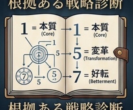 運命を紐解き人生を好転させる戦略診断をします なんとなくはもう卒業。数理の論理で迷いを確信に変える未来へ イメージ2
